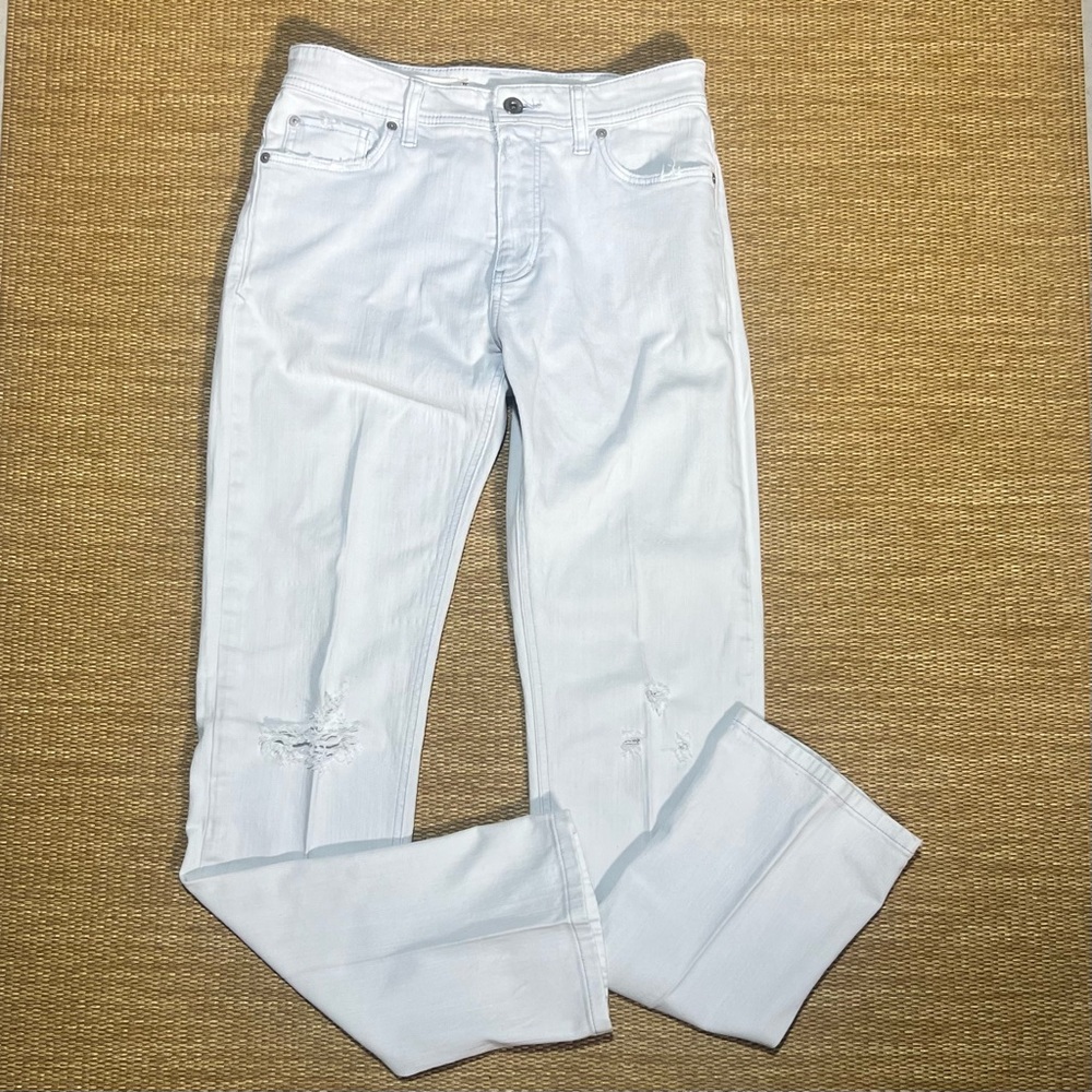 Anthropologie Pilcro and the Letterpress Slim Straight Jeans Size 27 GUC